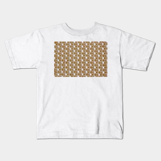 pearl beads Kids T-Shirt by pinkal